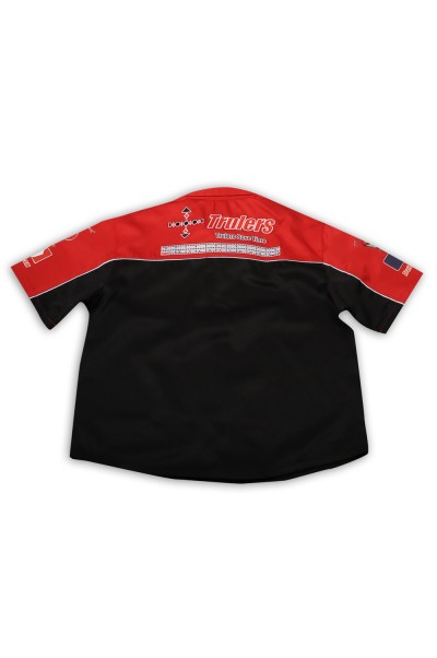 DS075 custom-made short-sleeved team shirts, cotton-loaded workwear, team shirt garment factory detail view-11